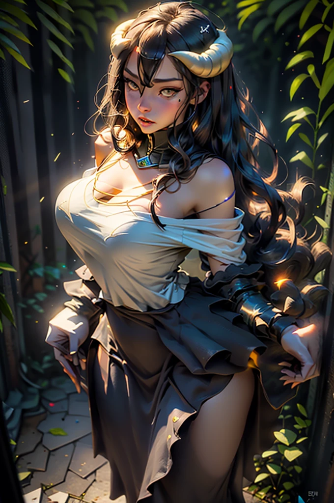 Hermonie granger, hard nipples, pale skin top off, kneeling, on knees, brown curly hair