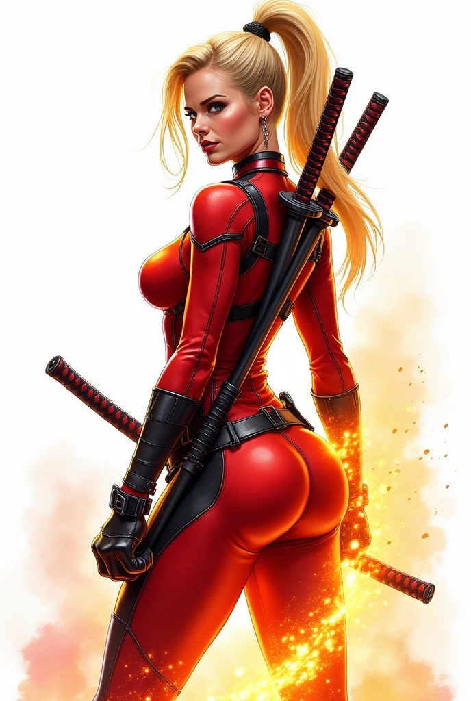 off art work, best qualityoff, high resolution, contrasted,
May_lady_dead Pool_ownwaifu,
1 girl, mask, hair blonde, tail off horse, long hair, granoffs breasts, no pupils,
May, firm skin, Super heroi, off belt bag, Belt off utilidaoffs, red May, mitts, weapon on back, Thigh bag, off thigh strap, coldre off coxa, fivela off cinto, high collar,
particles off light, Deepoff_off_field, scenario, natta, Aerial fireworks, standing alone, Shot off cowboy, looking ahead at viewer,