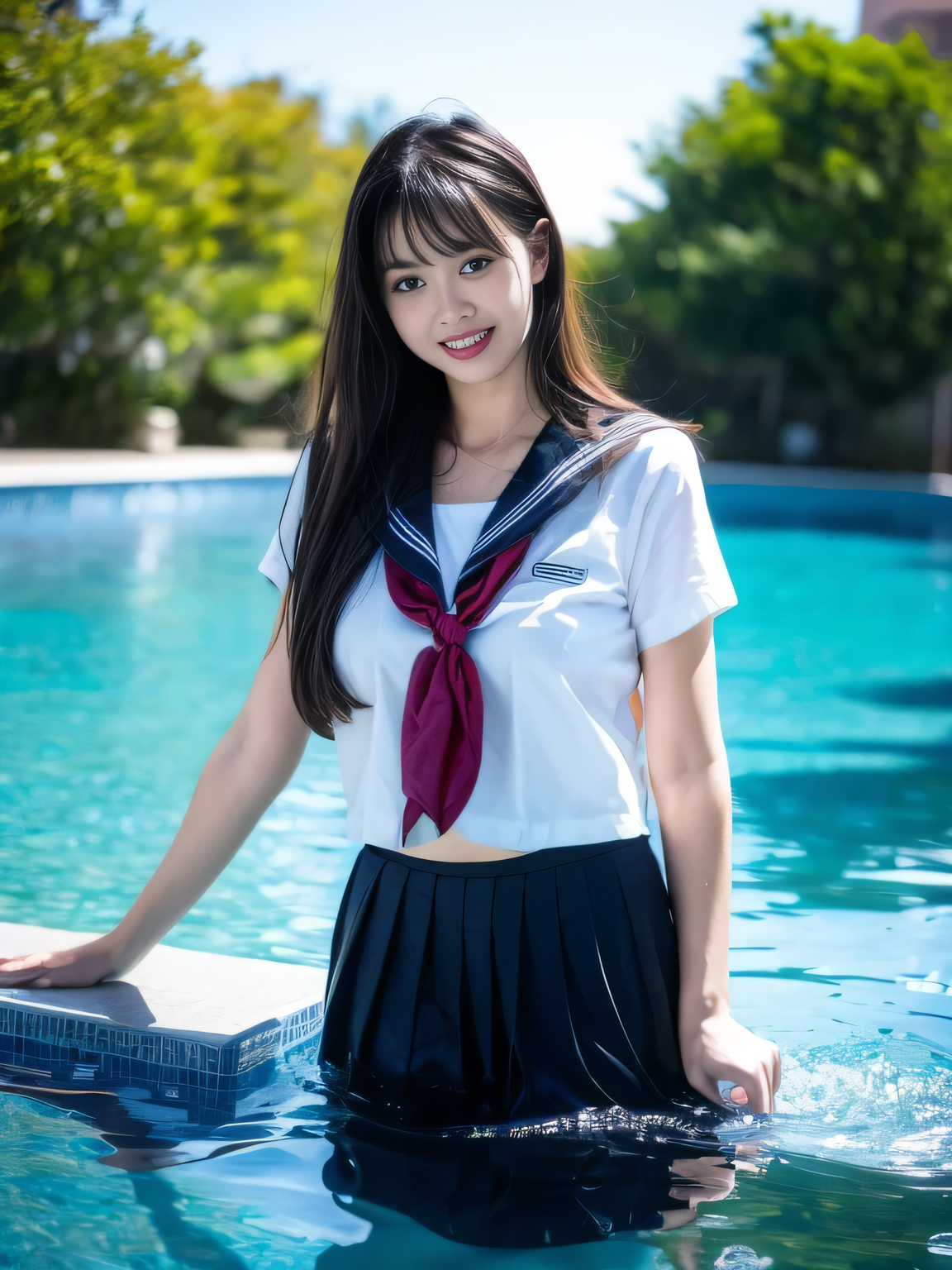 serafuku and water 1