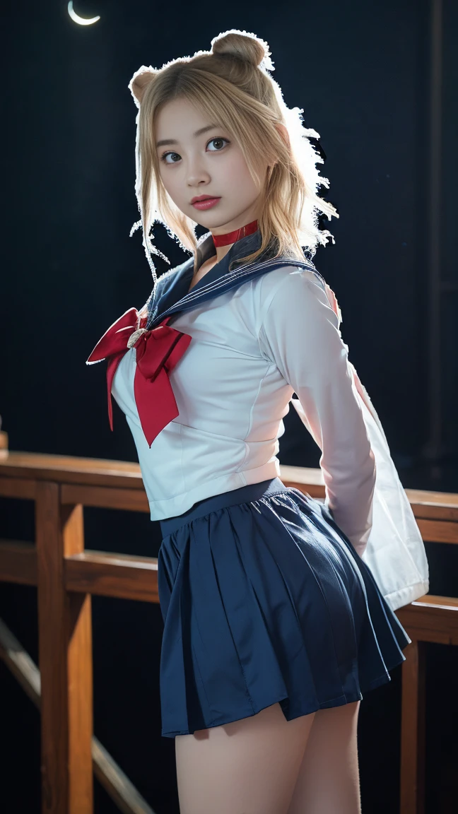 Browsing Caution,(最high quality, masterpiece, Very detailed, 超High resolution, Realistic, RAW Photos, Confused, Absolute Resolution:1.5), (Realistic:1.4),((Blonde、himiko toga、White uniform shirt、Navy blue uniform skirt、cardigan、Red scarf、Dark eyeshadow、Dark eyeliner、Patsun、Twin tails、Bunhead、Thin eyebrows、Black socks、))、Browsing Caution、masterpiece、最high quality、high quality、grow、Beautiful poop、High resolution、非常にHigh resolution、RAW Photos、Best illustrations、hyper Realisticな、One girl、Realisticな、Ultra-detailed、Photorealistic、Unbelievably absurd、Close-up、Floating Hair、Soft Light、Cinema Lighting、Film Grain、Full Body Lesbian、Depth of written boundary、Blurred Background、ボケ Depth of written boundary:1.4、Eyes focus、85mm lens、Professional Lighting、Lens flare、Luminous Particles:0.6、Professional Writing、Portrait:0.6、Photon Mapping、Radio City、Physically Based Rendering、Japanese girl、sexual excitement:1.5、A vivid face、Realistic body、Realistic Skin、Big Breasts:1.3、Stylish、Camel Toe、Fair skin:1.1、cute:1.5,Bondage,Tied up with rope,
