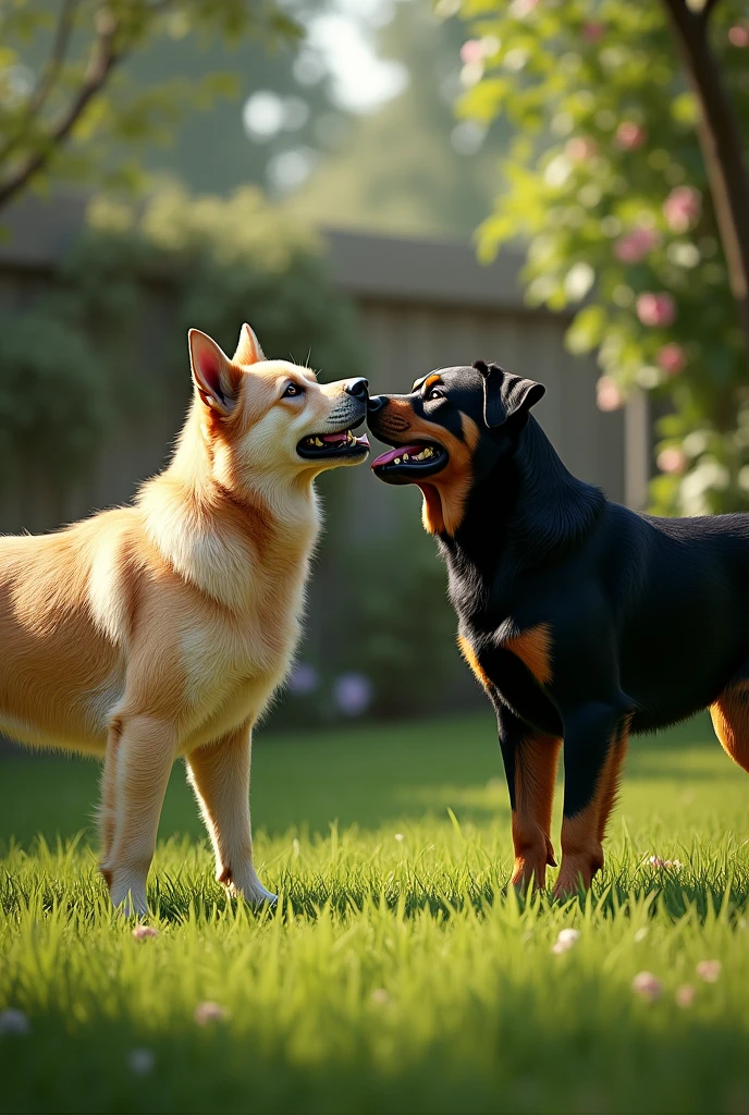 dogs playing together --auto --s2