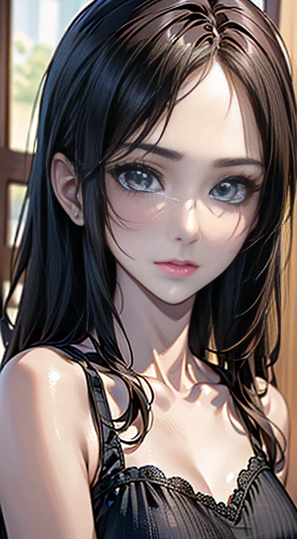 (Masterpiece, BestQuality:1.3), (ultra detailed:1.2), (hyperrealistic:1.3), (RAW photo:1.2), High detail RAW color photo, professional photograph, (Photorealistic:1.4), (realistic:1.4), professional lighting, perfect anatomy, (Big Breasts:1.2), (blush, detailed face), (cheerful Smile:1.5), (Blue Hair:1.5), Trending Hair&Trending Hairカラーをランダムに, earrings, necklace, bracelet, sexly, erotic sexly, Random sexy gravure poses, (Sexy woman in white silk gown。A mysterious look in the garden at night、Gently touch your long wavy hair。: 1.3)