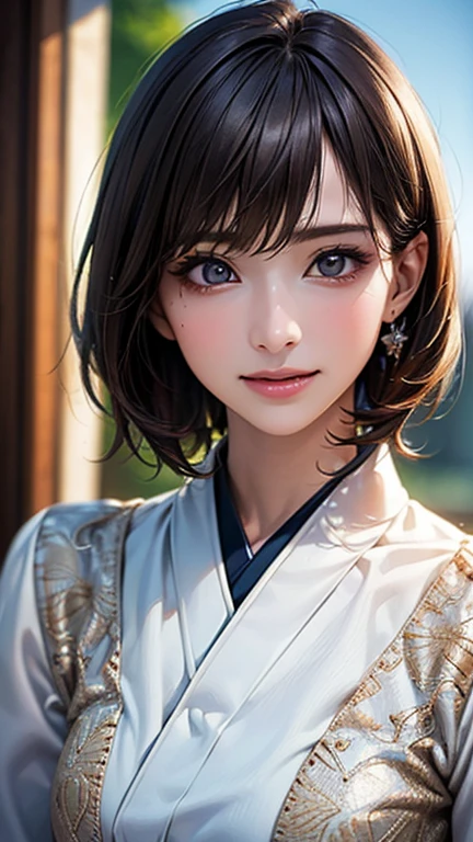 ((Highest quality)),(超High resolution),(Very detailed),(Detailed Description),((The best CG)),(masterpiece),Ultra-detailed art、(Highest quality、8k、32K、masterpiece)、(Realistic)、(Realistic:1.2)、(High resolution)、Very detailed、Very beautiful face and eyes、1 female、Tight waist、Delicate body、(Highest quality、Attention to detail、Rich skin detail)、(Highest quality、8k、Oil paints:1.2)、Very detailed、(Realistic、Realistic:1.37)、Bright colors、Beautiful Japanese Women、Detailed face、Smooth Skin、(masterpiece:1.2, Highest quality), (Realistic, photoRealistic:1.4), Beautiful illustrations, (Natural Side Lighting, Cinema Lighting), Depth of written boundary, 
