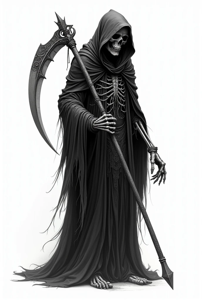 image of a being representing death