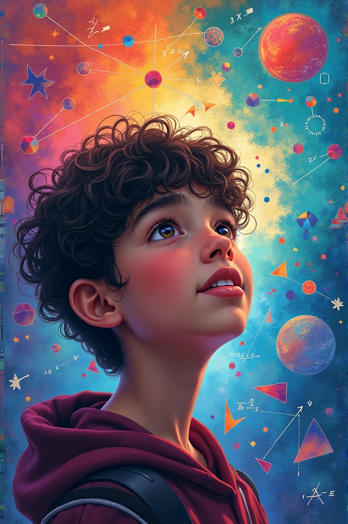 The logo of a boy lost in the universe --auto --s2