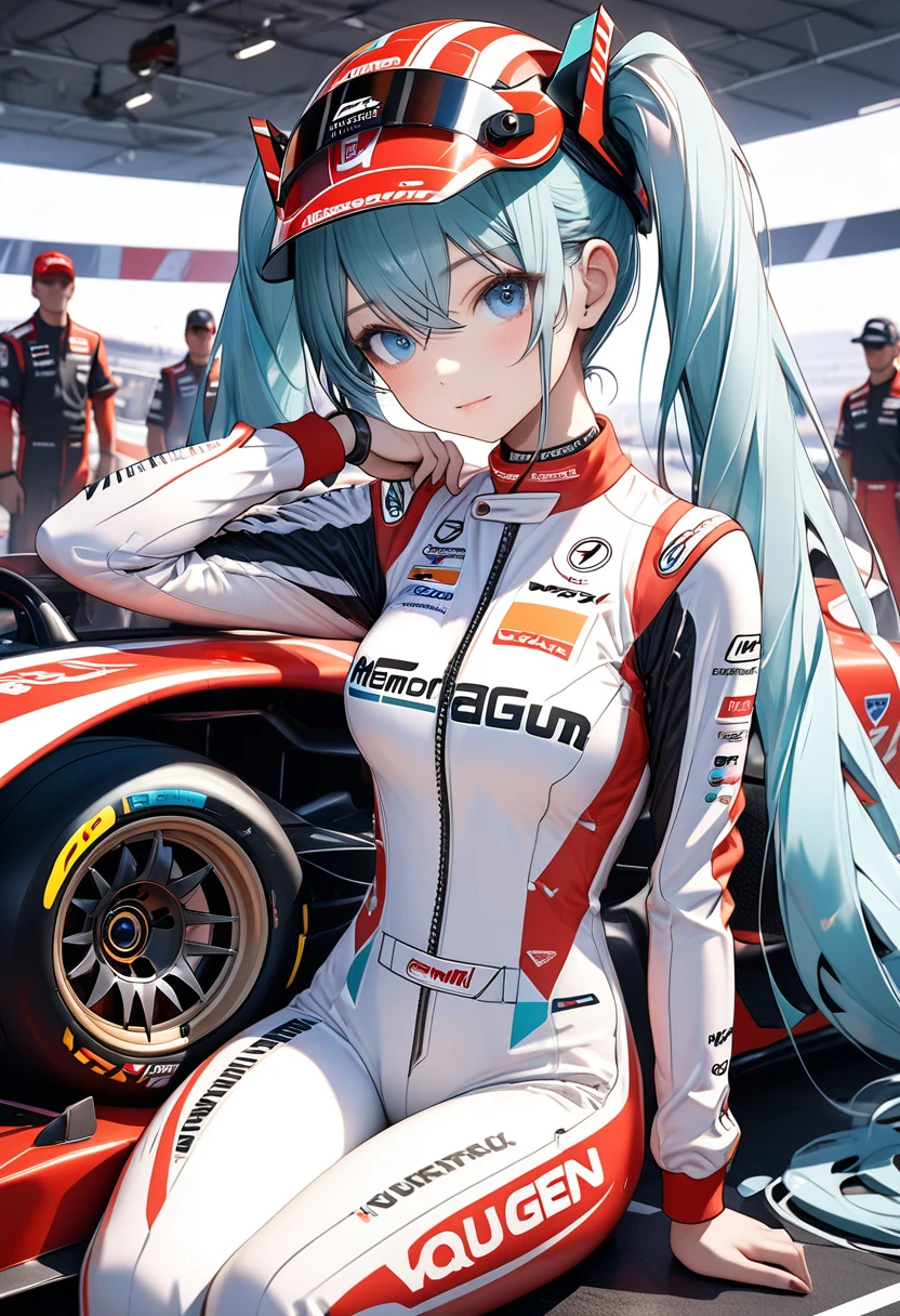 <lora:ç¥é绫å girl-000010:1>,ç¥é绫å girl,(racing suit :1.3),car, masterpiece, best quality,