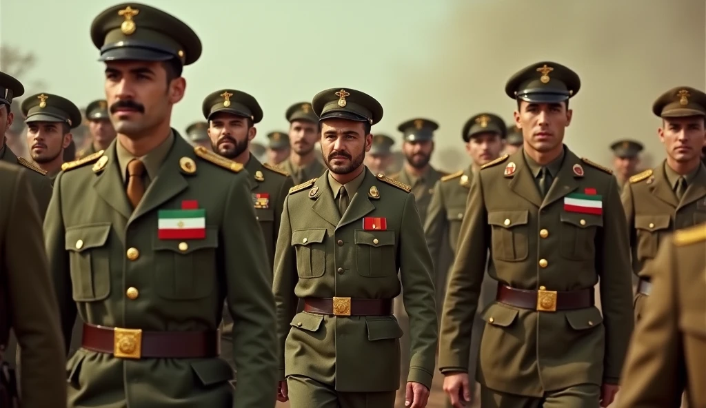 Pakistani army front of masjid Al-Aqsa wearing Pakistani jacket kit number 01 Name Muneer write on back