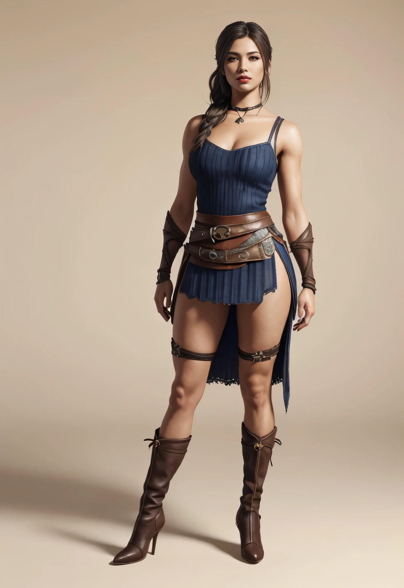 Xena Warrior Princess, viewer's view, full-length photo, Realism, UHD, retina, masterpiece, accurate, anatomically correct, textured skin, super detail, high details, high quality, award winning, best quality, highres, 1080P