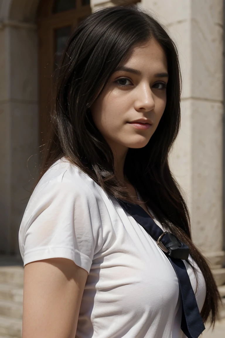 Crée-moi une fille en plusieurs religions, qui ressemble à Mick Khalifa