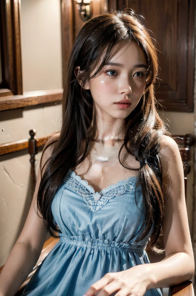 (((Masterpiece,Highest quality,Ultra-high resolution))),(((極めてdetailed,detailed))),((Highest quality,8K,16K,)),Japanese,high school girl,Girls' School,Reader model,Gal,cute,Beauty,sexy,glamorous,uniform,cardigan,blouse(Wearing clothes next to the skin),mini skirt,Knee-high socks,boots