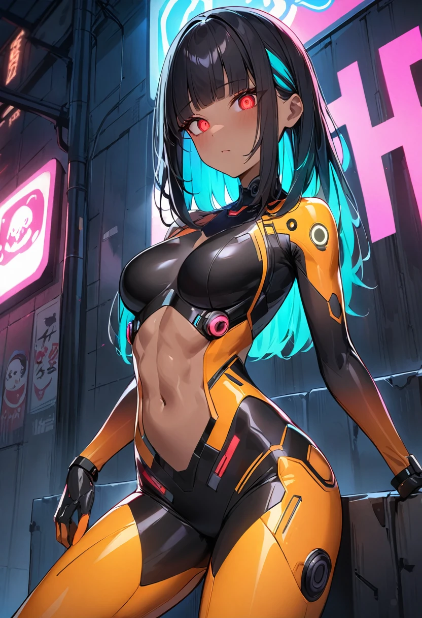 ((Best Quality, 8K, Masterpiece:1.3)), 1girl, Slim Abs: 1.3, (Casual hairstyle, No big breasts:1.2), Dress: 1.1, Super fine face, Fine eyes, Double eyelids1 girl, Chinese_clothes, metallic black titanium and orange, cyberhans, cheongsam, cyberpunk city, dynamic pose, detailed luminous headphones, glowing hair accessories, long hair, glowing earrings, glowing necklace, cyberpunk, high-tech city, Full of mechanical and futuristic elements, futurism, technology, glowing neon, orange, orange light, fluorescent orange, skirt, cape, coat, laser, digital background, urban sky, big moon, with vehicle, best quality, masterpiece, 8K, character edge light, super high detail, high quality, the most beautiful woman in man, micro smile, face facing front and left and right symmetry, ear decoration, beautiful eyes, light effects, visual data, pick dye orange, dye hair, super detail face texture, happy proud, weapon system, Mecha style, crowded on the street, 7 doppelgangers into the mirror, infinite zoom, super light and shadow, various poses, long hair flowing, windproof goggles, luminous long antenna, face close-up, super close shooting, only the head appears, the picture only appears the face