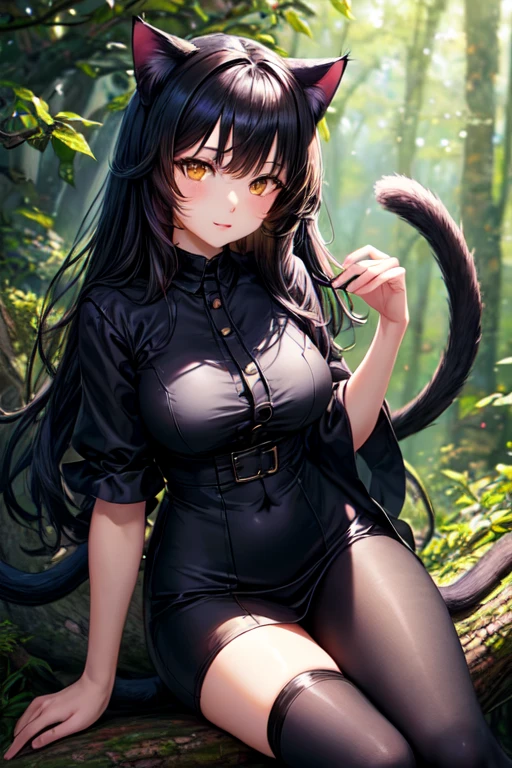 (best quality,4k,8k,highres,masterpiece:1.2),ultra-detailed,realistic:1.37,black dog,werewolf,heterochromia,puterier,cat woman,braces,glasses,affectionate,playful,moonlit night,cobblestone street,mysterious atmosphere,dark shadows,enchanted forest,full moon,mesmerizing eyes,handsome features,elegant fur,strong jaws,expressive ears,friendly wagging tail,cute button nose,strong bond,loving gaze,colorful collar,neighborhood park,natural backdrop,vivid colors,dappled sunlight,gentle breeze,lush greenery,whispering leaves,cat woman's graceful pose,moonlit romance,silver moonlight,playful interaction,chasing fireflies,feline grace,gentle eyes,sparkling braces,nerdy glasses,carefree laughter,flourishing love,perfect harmony