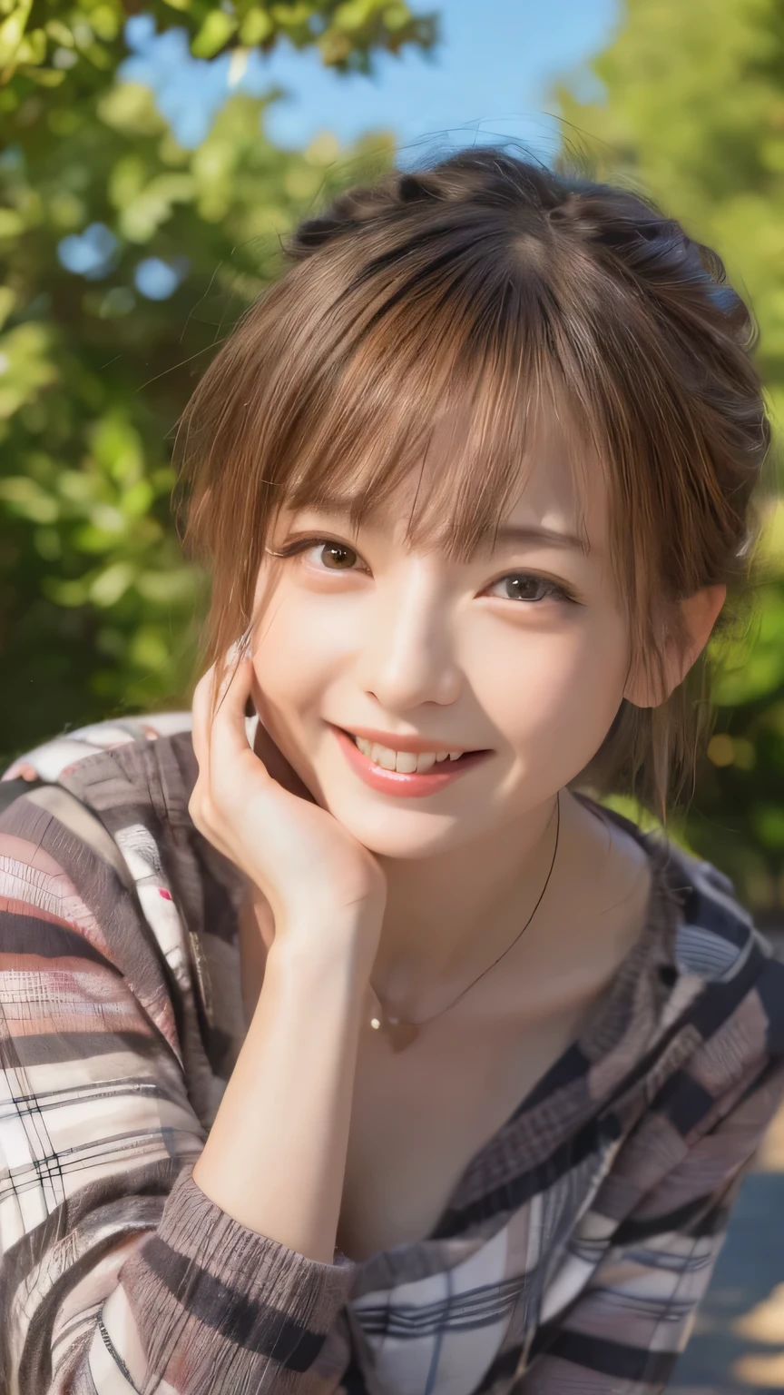 ulzzang-6500-v1.1,  (RAW photo:1.2), (Photoreal), beautiful detailed girl, (See-through:1.3), (genuine: 1.4), very detailed目と顔, beautiful and fine eyes, elegant long dress、(very affectionate smile:1.2)、huge file size, High resolution, very detailed, highest quality, [masterpiece:1.6], enlightenment, very detailed, nffsw, finely, highest quality, 8k wallpaper, movie lighting, 1 girl, 17 years old, perfect body shape, Cute droopy eyes、beautiful big eyes、Pieck finger, ((muste piece)), highest quality, 1 girl, eye shadow, Upper body, portrait, ((full body shot:1.2))、