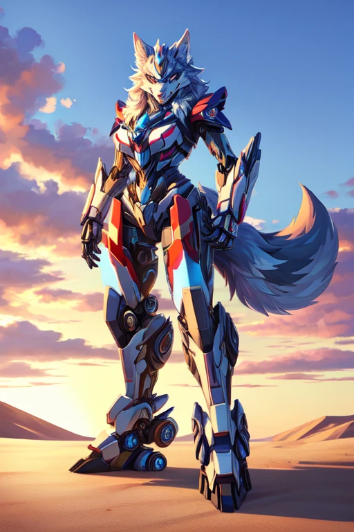 Female wolf transformers autobots style 