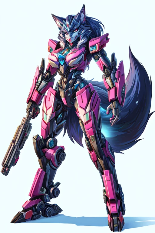 Female wolf transformers autobots style 