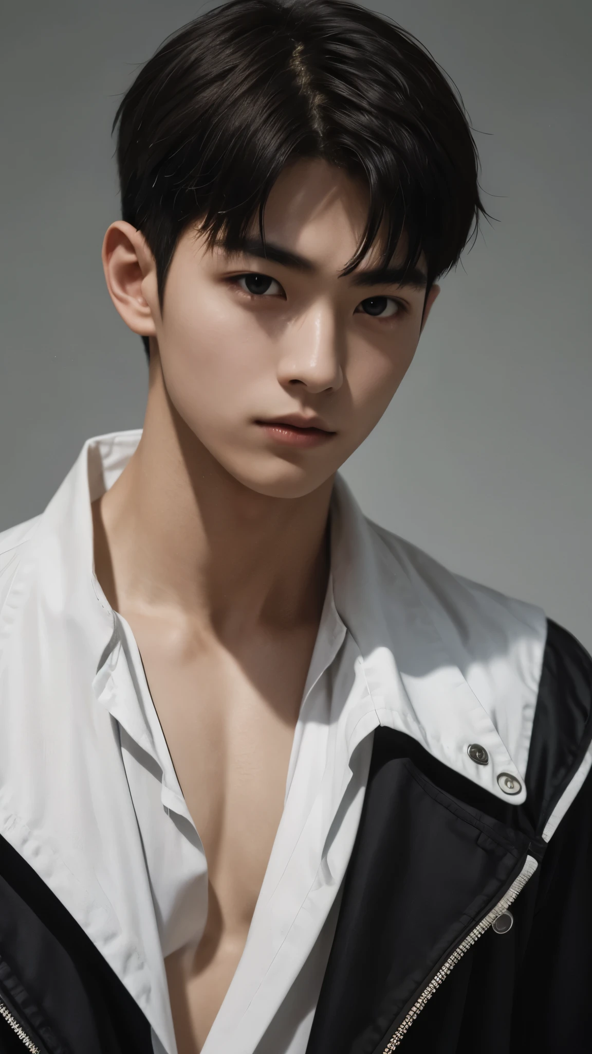 best quality,masterpiece,highres,1boy,male focus,solo,upper body,looking at viewer,