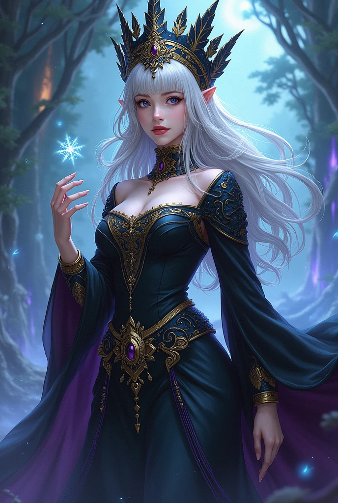 The night elves are bound by white hair