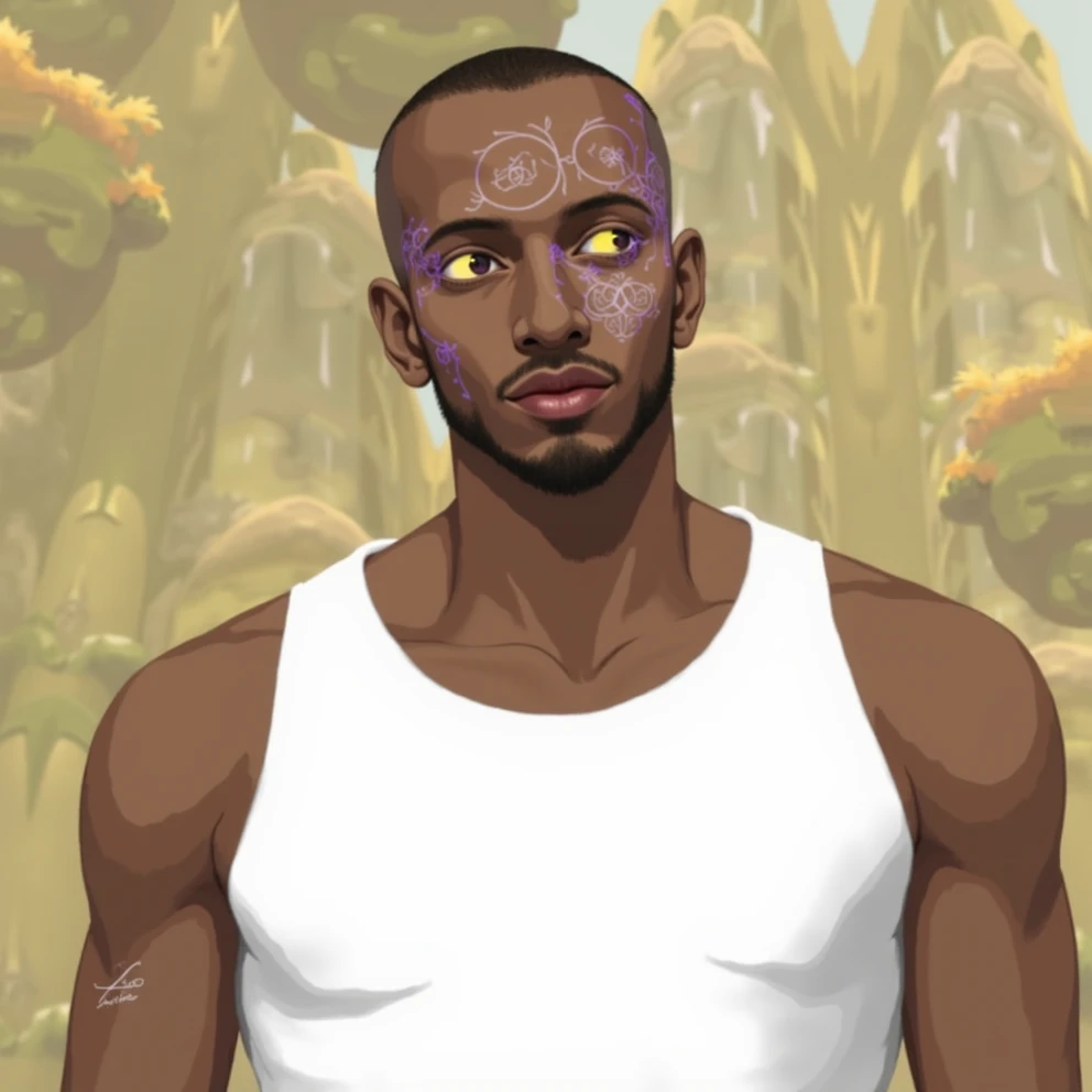 <lora:VieraLoHA:1> <lora:beautifulDetailedEyes_v10:.3> <lora:shadedFaceEyesIn_shadedFace:.2> <lora:lightAndShadow_v10:.3> Viera, (masterpiece, best quality, ultra-detailed, highres), perfect face, sidelighting, lustrous skin,(bloom), (shine), lighting, ray tracing, sci-fi, solo, 1boy, animal ears, solo, male focus, piercing, rabbit ears, nipples, viera, blurry background, nipple piercing, navel, pectorals, black hair, blurry, jewelry, water, abs, earrings, blue eyes, muscular, dark skin, nude, outdoors, looking at viewer, dark-skinned male, muscular male, parted lips, short hair, arms up, sunset, upper body, toned, stomach, tattoo,  depth_of_field,very detailed background, highly detailed background, Masterpiece, Ultra detailed, great composition,Dynamic angle,[Bottle bottom],(wide shot), extremely delicate and beautiful,(Highest picture quality), (Master's work),   depth of field, solo, extreme light and shadow, masterpiece, rich in detail, (fine features), (highest quality), (masterpiece), (detailed eyes), (beautiful) detailed,beautiful detailed eyes,(straight-on), full body, cyberpunk:1, flower petals falling, (extremely detailed CG unity 8k wallpaper),(masterpiece), (best quality), (ultra-detailed), (best illustration),(best shadow),perfect lighting , perfect anatomy , vivid colors,