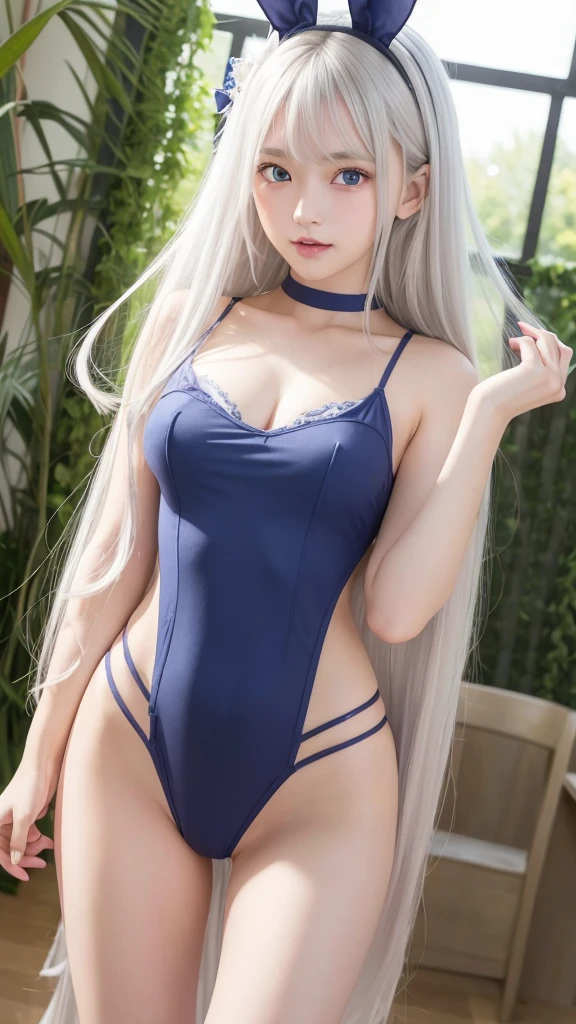 Kizi，pantyless，Expose the genitals，blue color eyes，long  white hair，The facial features are delicate and cute，White and tender，，Surrealism female students, [ 4 K photorealism ]!!, highly detailed giantess shot, [ 4 K photorealism ]!!!, fotorrealista hiper detalhado, smooth tiny details, hyper realistic rendering, hyper realistic detailed rendering, Extremely high detail, ultra-realistic picture。