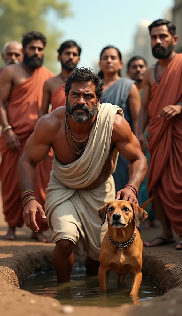 Hanuman ji with dog