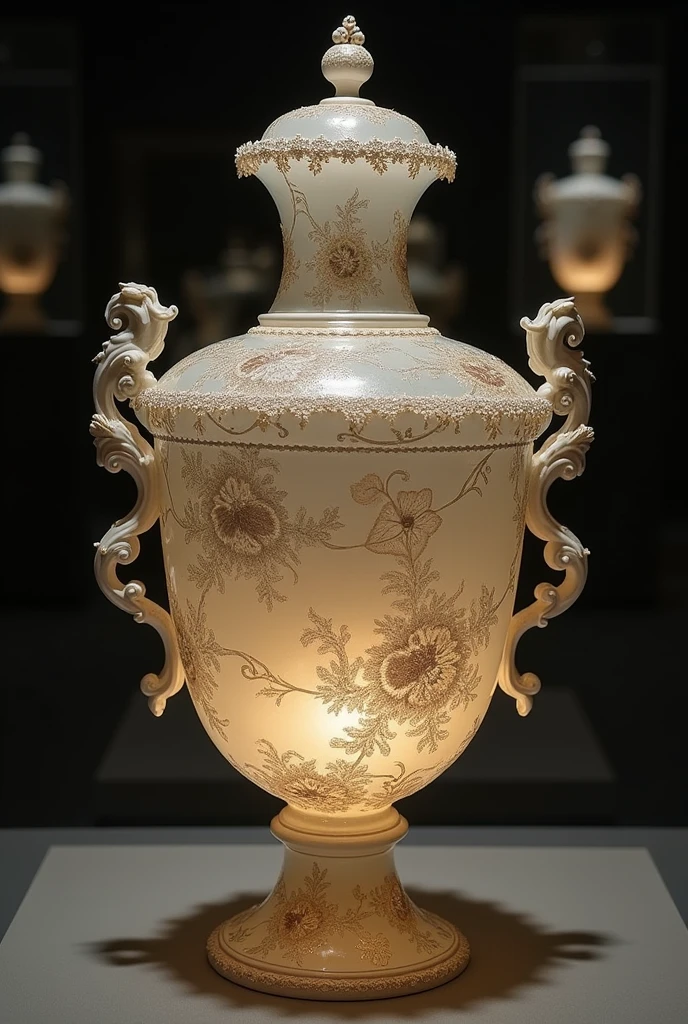Luxurious diamond-set gilt night jug, The night exudes a mysterious and enchanting glow。9:16