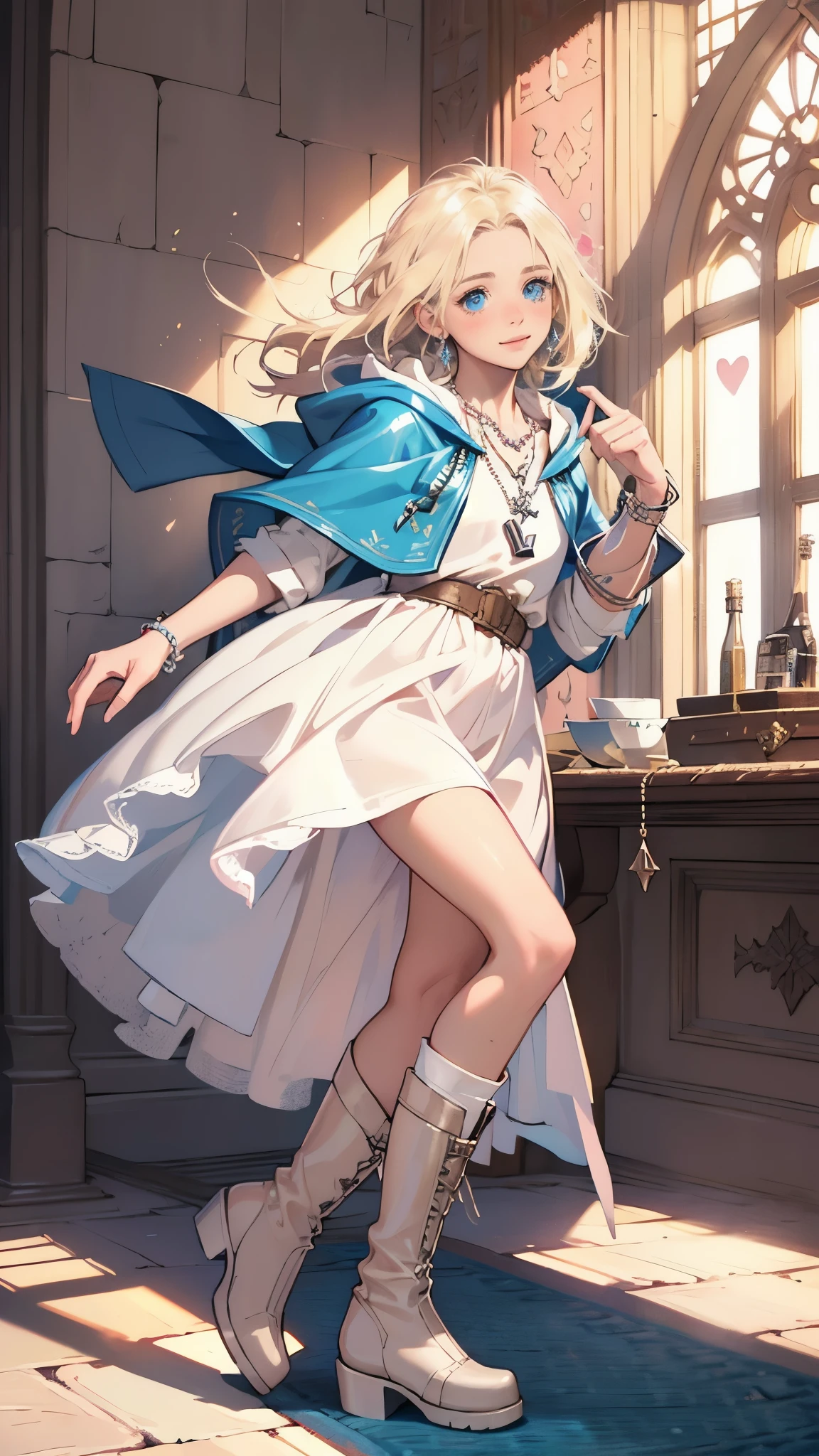 Adrienne Segur, Jean Giraud, Surreal, mysterious, strange, fantastical, fantasy, Sci-fi, Japanese anime, Alice, a beautiful blonde girl in a miniskirt eating a whiskey bonbon, perfect voluminous body, getting drunk and performing a drunken fist king fu, action detailed masterpiece