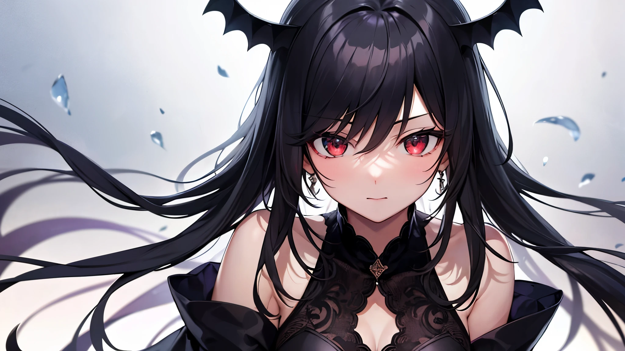 Anime girl with gun and red background, Anime drawing by Shitao, Pixiv, Self-sastructing art, Best Anime 4K Konachan Wallpaper, Gapmoe Yandere Grimdark, 2b ..., Amazing Anime 8K, 2b, Devil Anime Girl, Anime girl in a black dress, From Arknights, Anime Style 4k