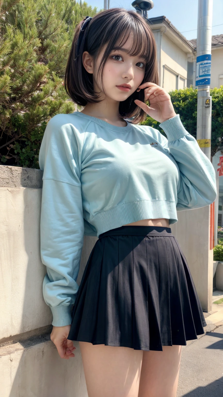 masterpiece, masterpiece, best quality, best quality, real, unity, 8k wallpaper, official art, highly detailed cg unity 8k wallpaper, ulzzang-6500, one girl, cute, professional lighting, ((long black spandex shorts: 1.37)), long hair, disheveled hair, (original: 1.2), (real: 1.4), ultra detailed, high resolution, ultra detailed, fantastic, Fine details, cinematic lighting, simple costumes, detailed clothing textures, (8k, RAW photos, highest quality, masterpiece: 1.27), (realistic, photorealistic: 1.37), physically based rendering, handsome, masterpiece, highest quality, high resolution,