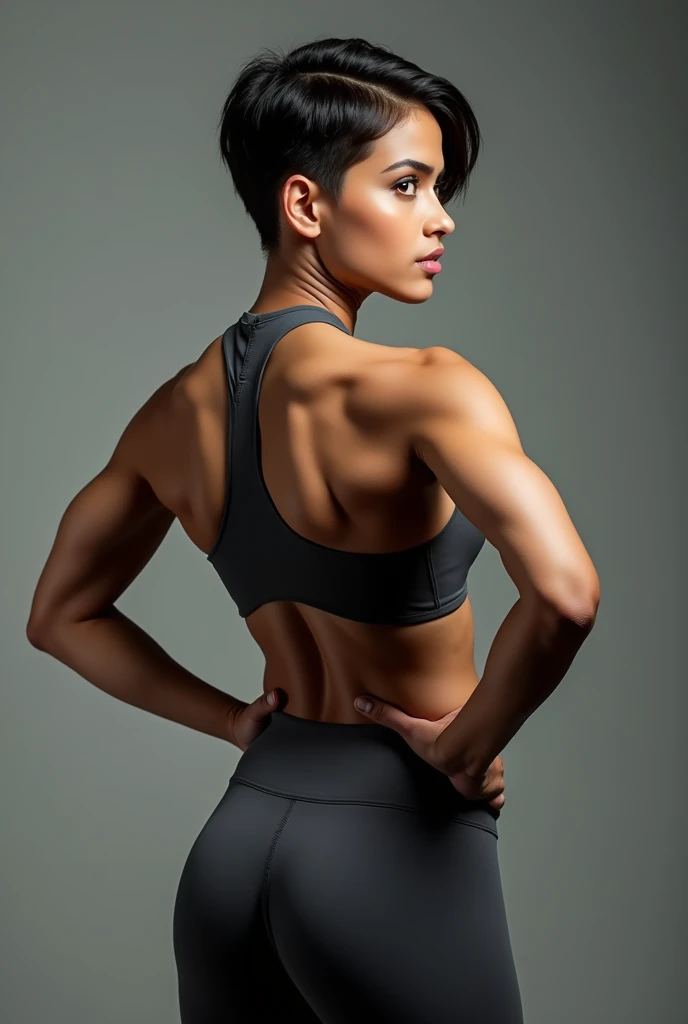 very beautiful woman, muscle body, oiled skin,