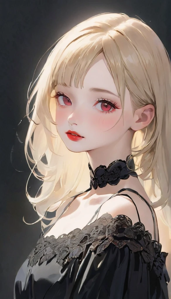 One girl, alone, (highest quality, High resolution), Portraiture, Upper Body, Elegant mature woman, Brown eyes, Long Hair, Side bangs, [[Brown Hair]], (Blonde Hair), Transparent slip dress, See-through slip dress, White Curtains, Ultra-detailed CG 8k, masterpiece 