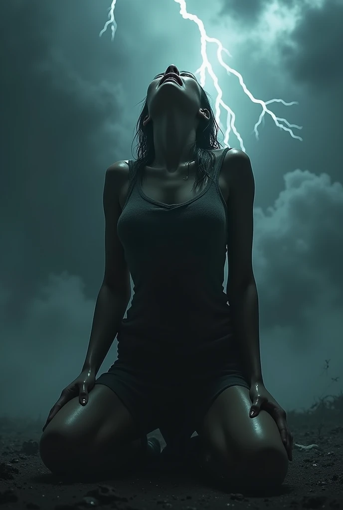 Surrounded by four guard men,Bright room,Apparently a device attached to the ceiling sends out electricity after a certain amount of time.、A completely naked Japanese girl with her legs spread wide ,,Climax,Scream,incontinence,Urinating,Urinatingが脚を伝う,Leaking to the floor,slave is subjected to electrical torture directly on her raised clitoris at regular intervals.。Japan young,Small Ass,Small breast swelling,Erect nipples,Lightning in the Head,Struck by lightning,Electric current runs through my body.,Agony,incontinence,Fearful expression,Hands restrained overhead,As a girl,Surrounded and watched by four male guards,幼い可愛いAs a girl,Height 120cm, legs wide apart,A man massages my breasts