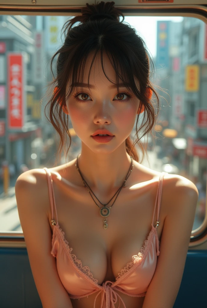 ((nsfw)), 8k, RAW photo, best quality, ultra high res, photorealistic, realistic photo of a girl wearing a croptop, bare shoulders, jeans, sitting in a diner, beautiful, detailed face, detailed, highres, realistic, photorealistic, full body, head to toe, legs, matte skin, pores, wrinkles, (extremely detailed CG unity 8k wallpaper), photo of the most beautiful artwork in the world, professional majestic (photography by Steve McCurry), 8k uhd, dslr, soft lighting, high quality, film grain, Fujifilm XT3 sharp focus, f 5.6, High Detail, Sharp focus, dramatic, (looking at viewer:1.2), (natural light)