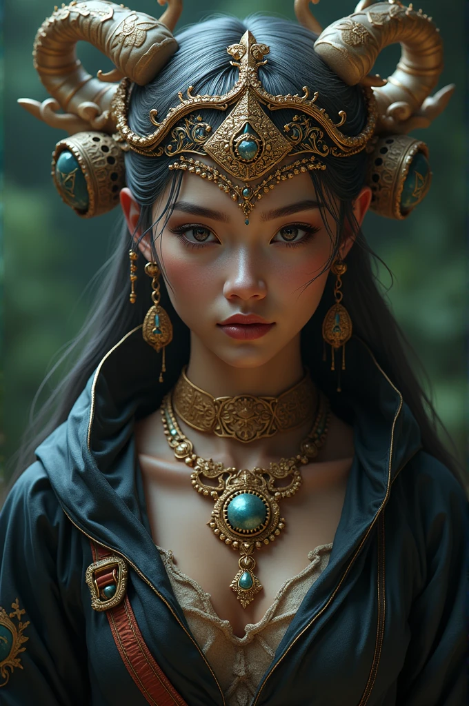 (redo armor details: 2) (redo beautiful asian latino face features), (beautiful sad eyes, a feeling of despair:1.2),(photorealistic:1.4),(masterpiece:1.3),(best quality:1.4),ultra high res, HDR,8k resolution. A closeup stylish glamour photo of a warrior goddess, battleworn, blood sprinkled, surrounded by mesmerizing nature. (Redo snow-white hair: 1.9), intricate but broken head wear, high detail battleworn rusted iron armor. Medium big sized breast, slim waist and hips, a pair of beautiful long legs, perfectly rounded hips