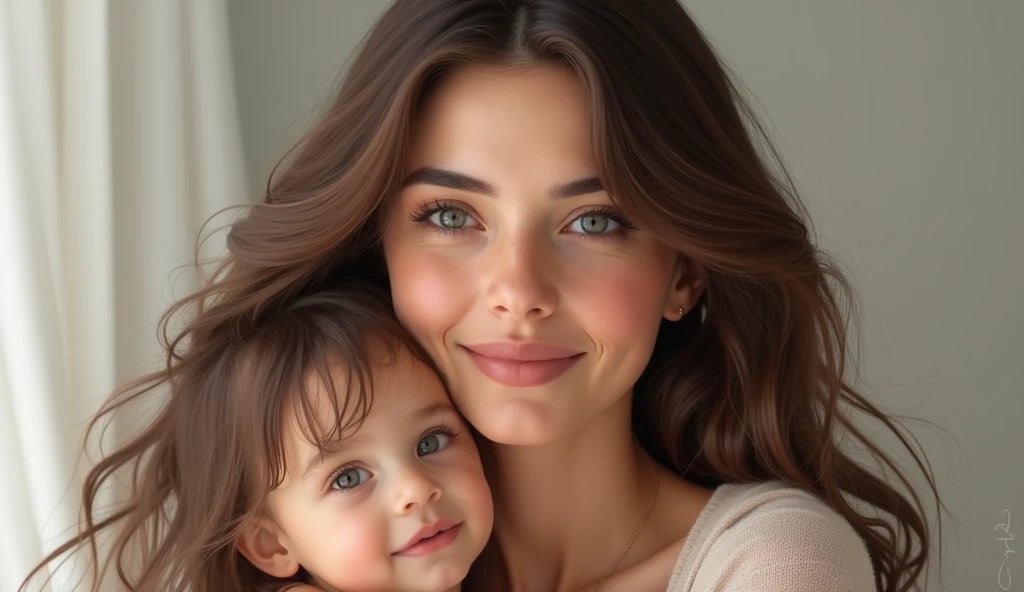 Mother 35 years, daughter ,, blackquality hair, Caucasian skin, bountiful breasts, News, breasts showing, incesto