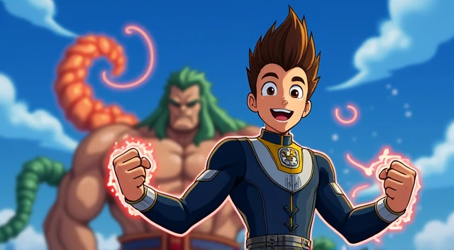 Sex,Erect penis,Open your mouth wide,Drooling,Sweaty,bodybuilder,Six Pack,Big muscles,(Huge erect penis:1.8),(Six Pack:1.6),Painful expression,13-year-old boy,Hero Suit,Devilish Wings,Rockman