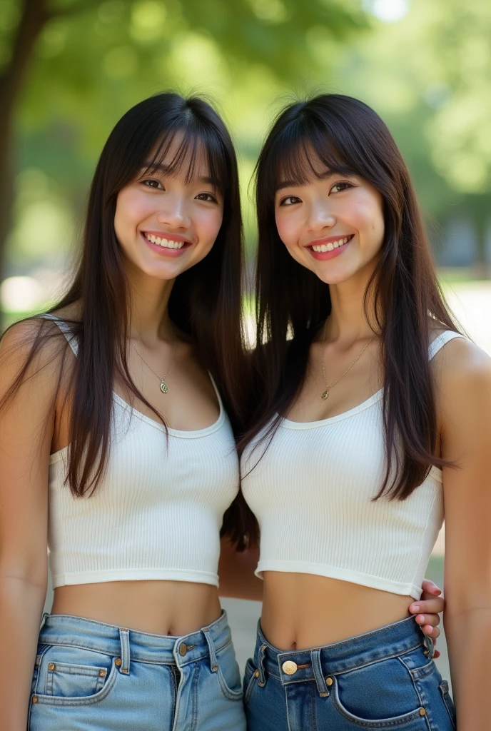 Age20 Japan、2 females:1.6、Beautie、Everyone&#39;I can see my nipples 、cute smile face