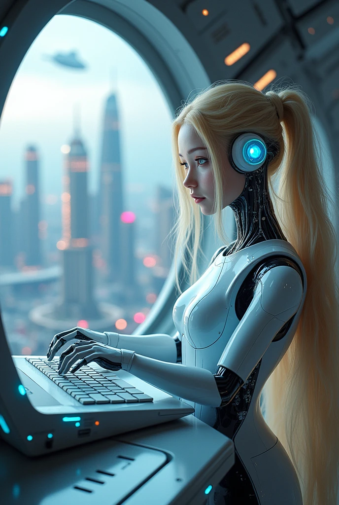 "Created with inspired ultra-detailed conceptual art | in a very developed futuristic world | electronic systems on a humanoid head | robots | have a visible detailed brain | with visible care | muscle cords | biopunk | cybernetics | cyberpunk | white marble statue | canon m50| 100 mm|sharply focused|smooth|surrealism|very detailed|intricate details|Michelangelo carving. Masterpiece. Unleash your inner Cu73Cre4ture programmer with the power of steady diffusion and bring your imagination to life! ", high detail, 8k