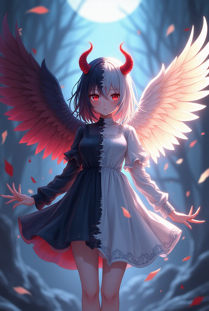White miniskirt dress with black boots、Full image of a girl in combat gear holding a sword with pink eyes、Monkey Background、The aura of a monkey ghost is in the background、Pink eyes and twin bun hair、A beautiful girl in a white one-piece dress and combat gear is surrounded by a red monkey aura in the background.、Full image of the girl、Smaller breasts、Ghost of the Red Monkey、Ghost of the Red Monkey
Resize the image to fit within the frame.。