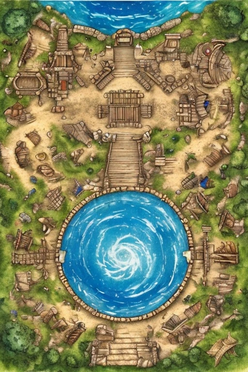 best quality, high_resolution, distinct_image, Fantasy kingdom map, hi-res, good graphics, masterpiece, detailed map, sketch, watercolor, sand kingdom, desert,