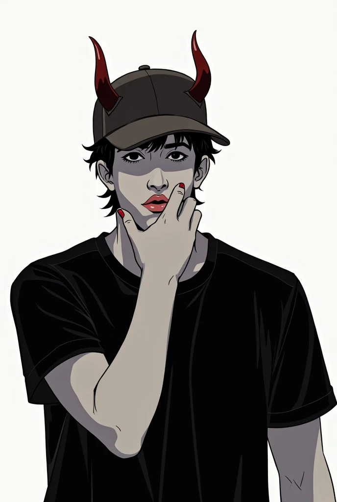 Masterpiece, best quality, 1 boy,cigarette,smoke,smoking,  dramatic lighting  <lora:DingZhenLora:1>,