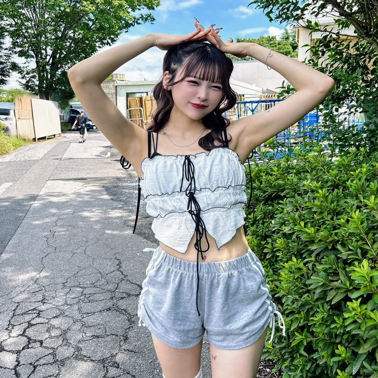 (２Split Photo:1.3)、Magazine Cover:1.3、(Beautiful 9 year old Japanese female town Street in Summer,All are under 90cm tall:2.0), Cute Face, (Deeply chiseled face:0.7), (freckles:0.6), Soft Light,Healthy white skin, shy, Bob, (Serious face), (Sparkling eyes), Summer Street Corner, thin,Small nippley lower body is wet、Semen leaks from the vagina、Semen dripping from the mouth，Completely naked:1.8、Show off your attitude、{(２Split Photo:1.3)、(Standing posture、Bend both knees outwards:1.5、Bow-legged:1.3)、(Standing posture、Bend both knees outwards:1.5、Bow-legged:1.3)}、Accurate limbs、Accurate Fingers、Accurate Fingersの本数、White sneakers:1.3、around the girl６People Girls、Cute smile、Laughing with your mouth open