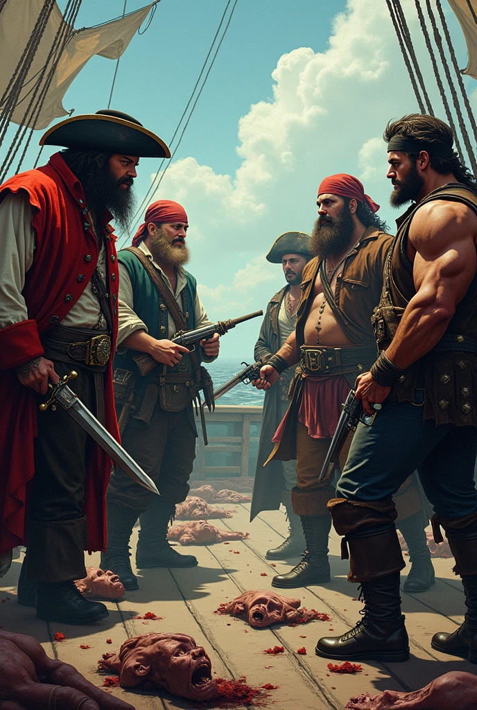 ((1 man and a group of ugly pirate NPCS - a young adult pirate boy wearing erotic pirate clothes is being stripped and sexually touched by a group of ugly group of men bastard pirates who want to fuck him)), ((gangbang)), ((yaoi hentai)), ((inspired by Ppata’s yaoi comics)), ((ung man being humped by a group of ugly pirate NPCs “bend your ass over, you are our slave now!”)), ((“ Do you like my huge fat veiny cock dripping with cum? Ill cum on your face!”)), ((begging)), ((well drawn gangbang poses:0.2)), ((well drawn big very thick veiny cocks:0.2)), ((fingering gape asshole)), ((well drawn detailed faces)), (bukkake), ((hair grab porn)), ((“spread your buttcheeks for me bitch!”)), ((detailed penis and testicles))
