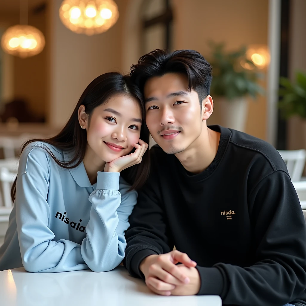 there is a man and woman standing together in front of a fireplace, lovely couple, shot on canon eos r5, shot on canon eos r 5, shot on nikon z9, taken with sony alpha 9, captured on canon eos r 6, casual photography, couple pose, candid picture, shot on sony a 7 iii, photo taken with canon 5d