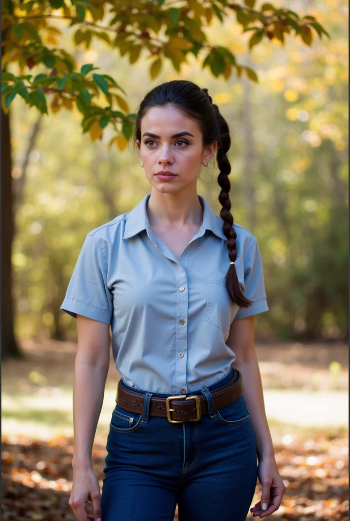 (best quality) 1girl, DinaTLOU2, alone, looking at viewer, close-up of thighs, long hairstyle, small breasts, schoolgirl uniform, pleated skirt, big eyes, detailed lips, (penis, guard, long, veins), testicles, sitting , detailed, realistic pistol