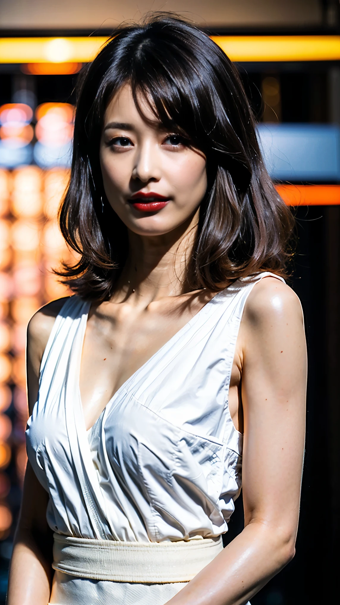 Beautiful and sexy naked 20 year old girl, (((Nipples visible through transparent nightgown, Cameltoe and pubic hair))), ((Long black hair:1.6)), Jewelry made of precious stones and beautiful hair, Aristocratic, Noble style of a very beautiful girl, Her little face is so cute, Her face is very pretty, Thin eyebrows, 完璧なBeautiful Face, ((Dark Eyes: 0.8)), Very beautiful eyes, ((Silver Eyes: 1.6)), (((Big round eyes:1.6))), Nice makeup and hairstyle、Thin lashes, Steamy eye makeup, High nose, Earrings, Red lips, ((Mouth closed: 1.5)) Beautiful Lips, Thin hands, Most beautiful thighs, ((Spread your arms out to the sides: 1.5)), Rosy Face, Beautiful Face, 完璧なBeautiful Face, Smooth white skin, (Big Breasts: 1.5)), ((High chest circumference: 1.6)), My chest is tight, Beautiful breastsの谷間, (((Big Breasts and super round: 1.8))), ((super My chest is tight: 1.7)) , Beautiful breasts, Perfect body, Put your arms behind your back, Proudly, ((Sit with your chest out and your arms folded behind your back.: 1.6)), ((Spread your legs:1.2)), Don't be shy, 8K Photo, super high quality, Ultra-realistic, Super 10x Pixels, Optics, Bright studio, Bright Edges, dual-tone Lighting, (Skin with attention to detail:1.2), Super 8k, soft Lighting, high quality, volumetric Lighting, Realistic, Realistic high resolution, Lighting, Best Photos, 4K, 8K quality, Blur effect, Smooth Sharp, 10 x pixels, ((Beach and fireflies background at night:1.5)), Ultra-realisticなグラフィック, The most realistic graphics, 1 girl, alone, Extremely clear images, Surreal, (((Frontal portrait: 1.5)))."