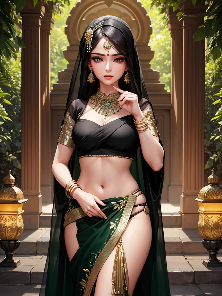 ((dark queen of norse mythology)), ((sensual body, take up, thick, very beautiful woman, hourglass illustration, big breasts, huge , big ass)),((Dignified woman))(Shiny jet black hair, wavy), (cute eyes, pale alabaster skin), ((camel toe)), (Detailed and thick), ((perfect woman image)), ((Huge breasts that are about to burst、Giga Breast、large flabby breasts)), Chubby, thick waist, soft belly. masterpiece, highest quality, ((realistic)), ((1 person)), 8K quality, very delicate and beautiful, Official art with attention to detail, (highly detailed hands), digital art, hyper details, top fade, dark fantasy. (beautiful and detailed eyes, beautiful detailed lips, highly detailed eyes and face, eyelash length), (sensual curves,on all fours,show cleavage,smile, sexy), (thigh gap, camel toe, pubic hair, vulva) Create a captivating visual representation of dark queen of norse mythology with a take up, voluptuous physique that accentuates her hourglass illustration. Emphasizes plump breasts and bulges, prominent butt cheeks, in a big flame,maintain an attractive aura. she has a bewitching presence, Her body decorated with a unique blend of abstract and realistic designs. (looking at the viewer),((She wore a jet black rococo ball gown and a voluminous full-length hoop skirt.)),Wearing a thin jet black veil,she is wearing a gorgeous tiara