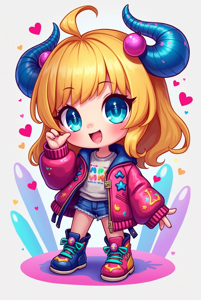 I created a drawing of a chib-style YouTube girl to use as a profile ...
