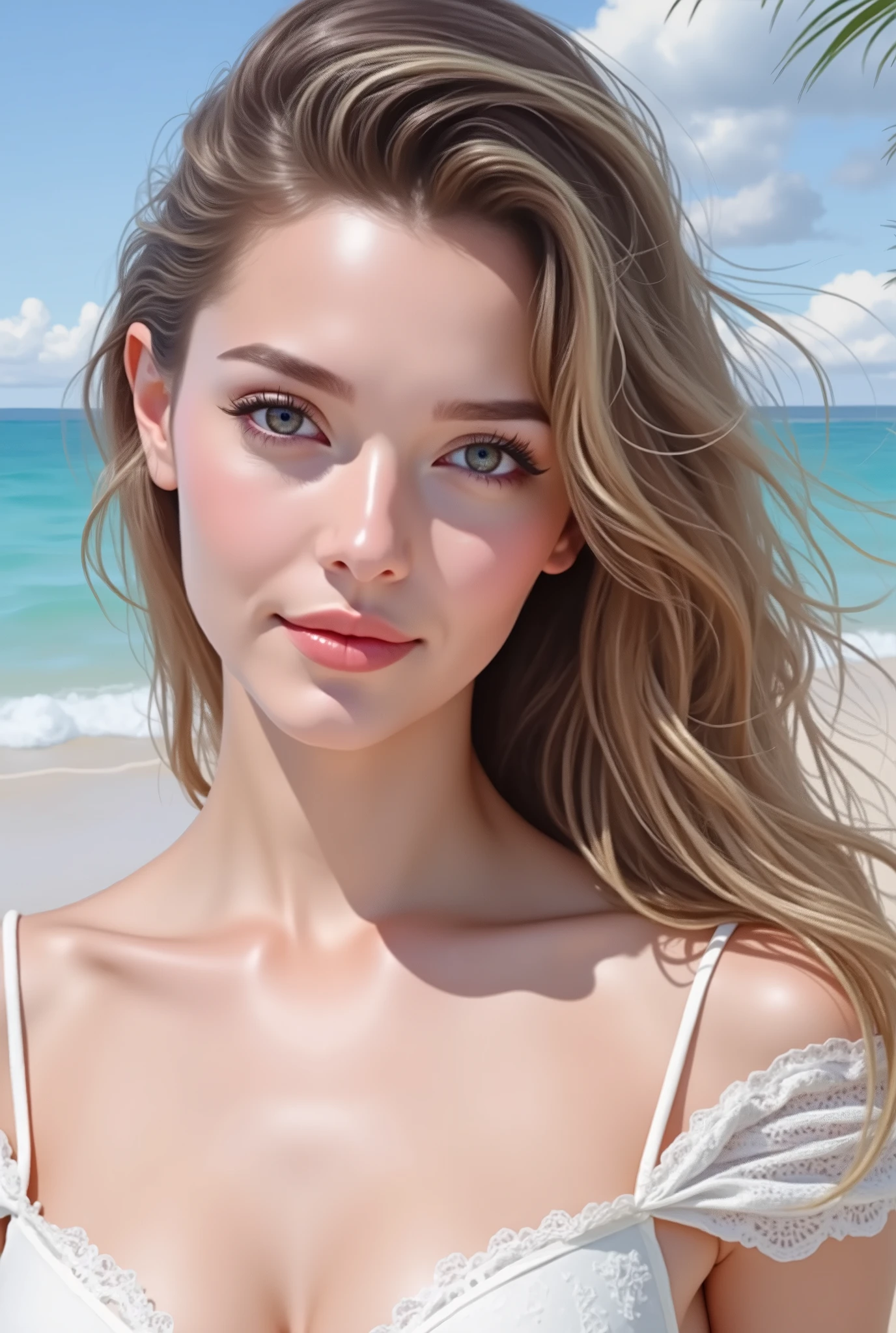 1 woman, (realist:1), masterpiece, Best Quality, ultra detailed, happy, nude