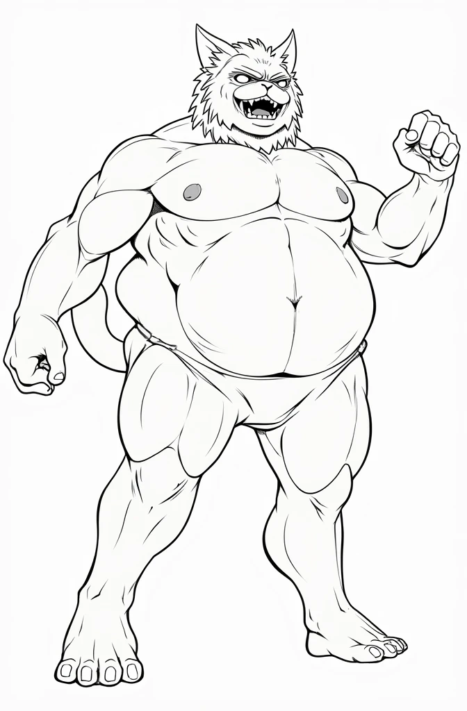 Femboy, long white hair, muscular body, erect penis with huge balls, 4 arms, full body.