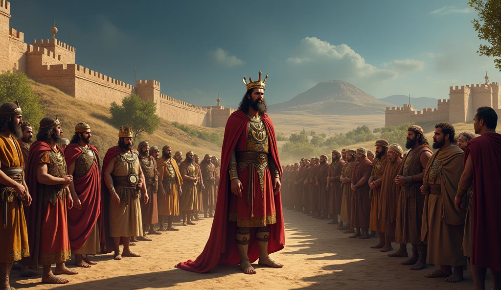 biblical history: King Hanun humiliating 2 soldiers of King David